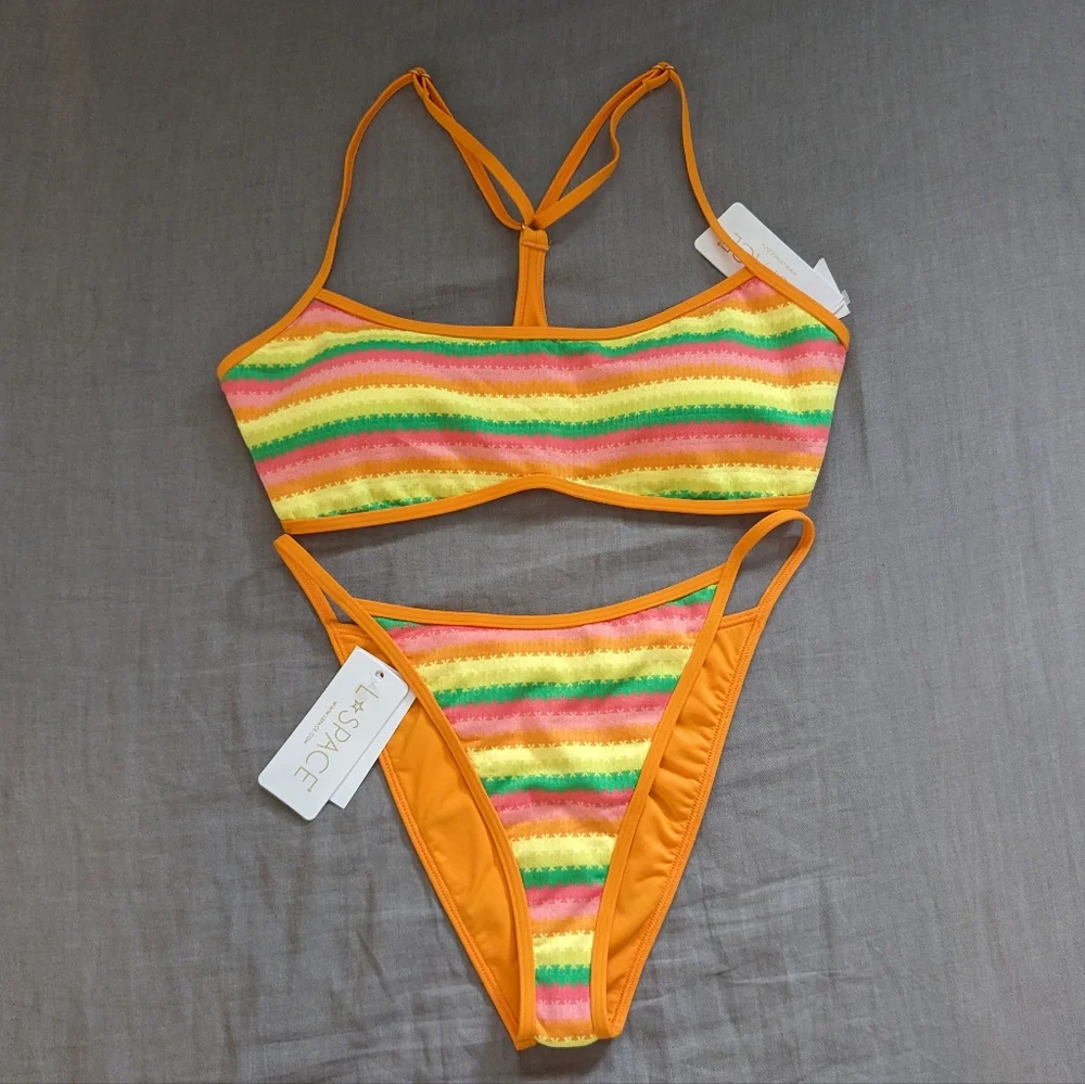 L*Space Pamela Tommy Bikini Set Under the Sun